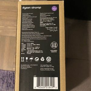 Dyson Airwrap 30mm long barrel tool purple/ black